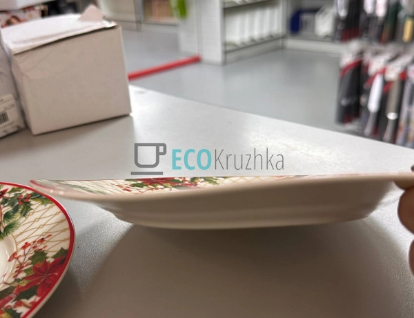 УЦІНКА ПОРЦЕЛЯНОВА ДЕСЕРТНА ТАРІЛКА, D19X1.5 СМ УЦІНКА ПОРЦЕЛЯНОВА ДЕСЕРТНА ТАРІЛКА, D19X1.5 СМ