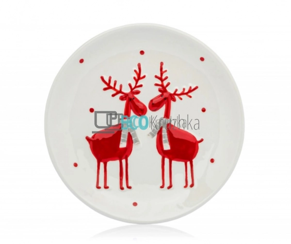 УЦІНКА КЕРАМІЧНА ТАРІЛКА "ОЛЕНІ", 21.4 СМ УЦІНКА КЕРАМІЧНА ТАРІЛКА "ОЛЕНІ", 21.4 СМ