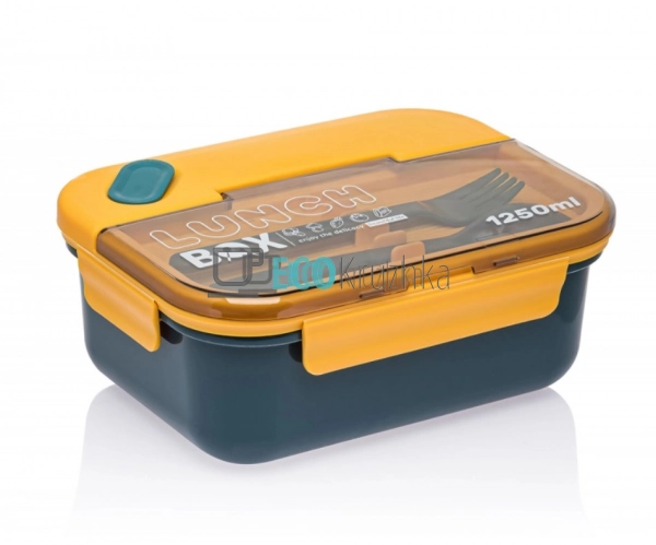 УЦІНКА ЛАНЧ-БОКС З ПРИБОРАМИ, 20Х15Х8 СМ, УЦІНКА ЛАНЧ-БОКС З ПРИБОРАМИ, 20Х15Х8 СМ,