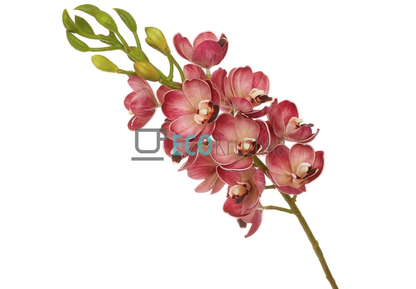 Штучна латексна орхідея, 14 квіток діаметром 5 см, висот ...