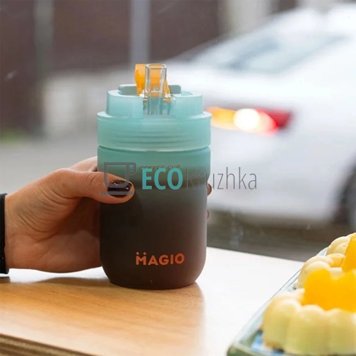 Пляшка для води офісна, Різнобарвний, 420 мл Magio MG-1 ... Пляшка для води офісна, Різнобарвний, 420 мл Magio MG-1 ...