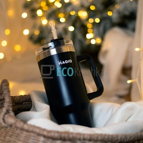 Термокухоль MAGIO MG-1087 1,2 л з трубочкою та вакуумни ... Термокухоль MAGIO MG-1087 1,2 л з трубочкою та вакуумни ...