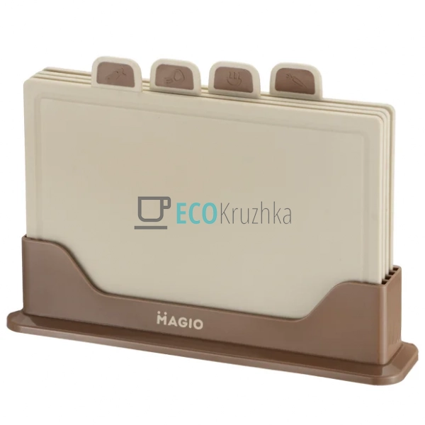 Набір обробних дощок MAGIO MG-1255I: 4 кухонні дошки з п ... Набір обробних дощок MAGIO MG-1255I: 4 кухонні дошки з п ...