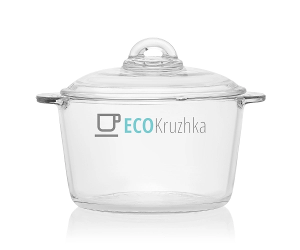 Каструля для варіння з боросилікатного скла, 2.5 л, з пр ... Каструля для варіння з боросилікатного скла, 2.5 л, з пр ...