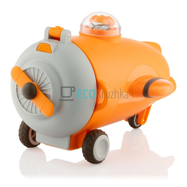 Пляшка для води Ardesto Plane 550мл, пластик, оранжевий ... Пляшка для води Ardesto Plane 550мл, пластик, оранжевий ...