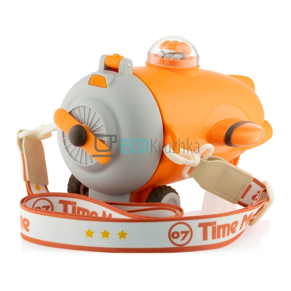 Пляшка для води Ardesto Plane 550мл, пластик, оранжевий ... Пляшка для води Ardesto Plane 550мл, пластик, оранжевий ...