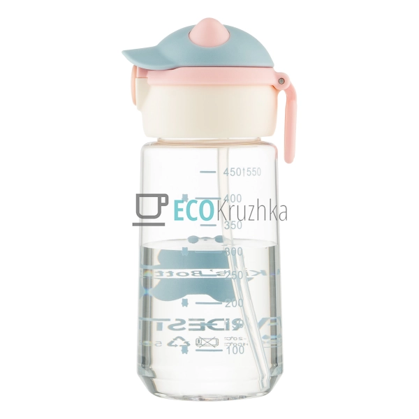 Пляшка для води Ardesto Bear 550мл, пластик, рожевий (AR ... Пляшка для води Ardesto Bear 550мл, пластик, рожевий (AR ...