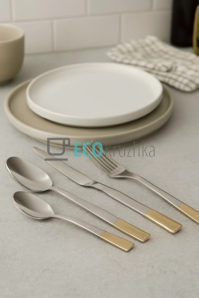 Столовий набір 24 предмета Maestro Фраже MR-1520G-24 Столовий набір 24 предмета Maestro Фраже MR-1520G-24
