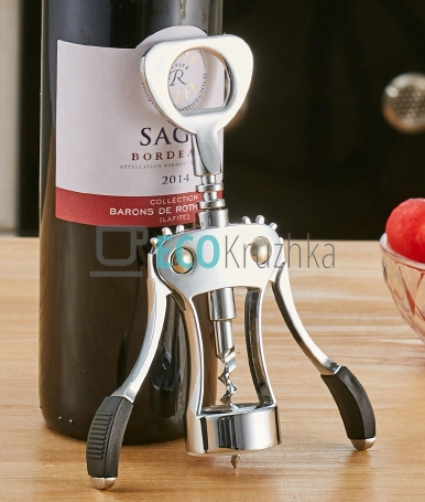 Штопор для вина Frico — важільний металевий коркотяг FRU ... Штопор для вина Frico — важільний металевий коркотяг FRU ...