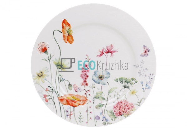 Велика порцелянова обідня тарілка Flower Garden 27 см –  ...
