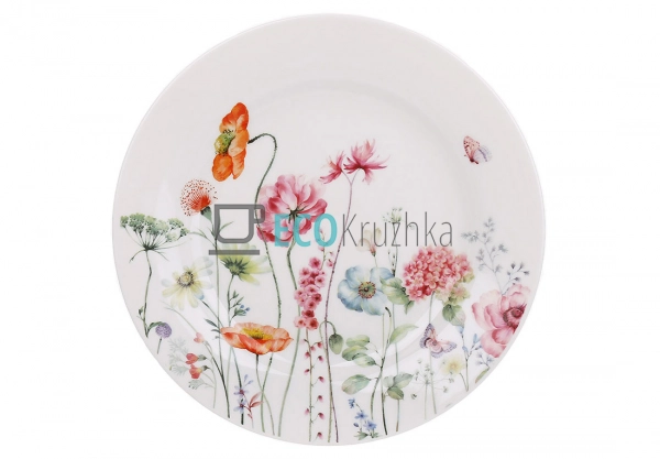 Порцелянова десертна тарілка Bonadi Flower Garden D19 см ...