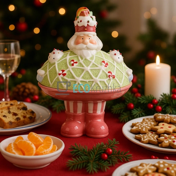 Керамічна цукерниця "Зефірний солдатик" з кришкою, святк ... Керамічна цукерниця "Зефірний солдатик" з кришкою, святк ...