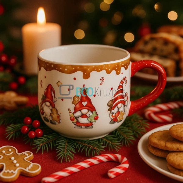 Новорічна керамічна кружка з ...