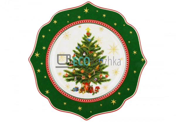 Новорічна порцелянова тарілка Christmas Story 21 см • св ... Новорічна порцелянова тарілка Christmas Story 21 см • св ...