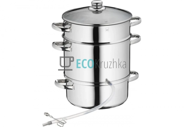 Соковарка з нержавіючої сталі Edenberg 5 л для плити інд ... Соковарка з нержавіючої сталі Edenberg 5 л для плити інд ...