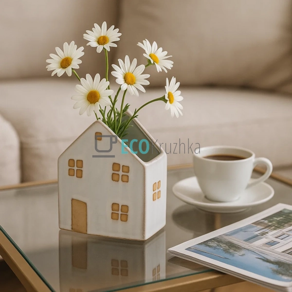 Ваза керамічна House 14.5 х 7.5 х 16 см (998-015) Ваза керамічна House 14.5 х 7.5 х 16 см (998-015)