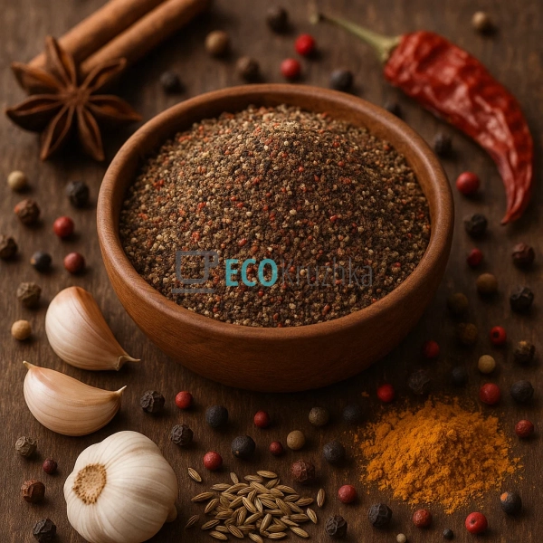 Суміш перців 50 г — мікс чорного, білого, зеленого та ро ...