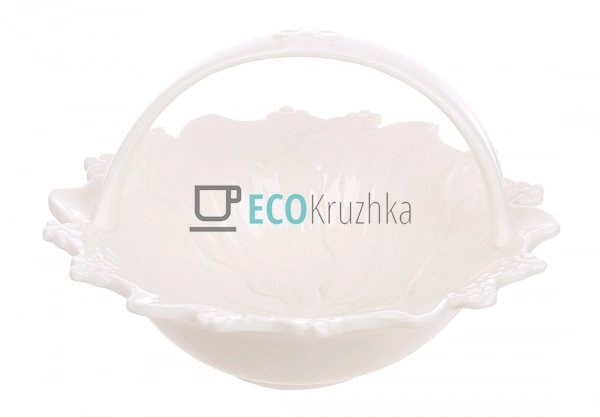 Цукерниця порцелянова Flower 15 см — біла бонбон’єрка Bo ... Цукерниця порцелянова Flower 15 см — біла бонбон’єрка Bo ...