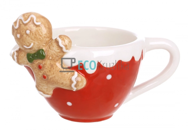 Керамічний кухоль “Пряниковий чоловічок” 160 мл – новорі ... Керамічний кухоль “Пряниковий чоловічок” 160 мл – новорі ...