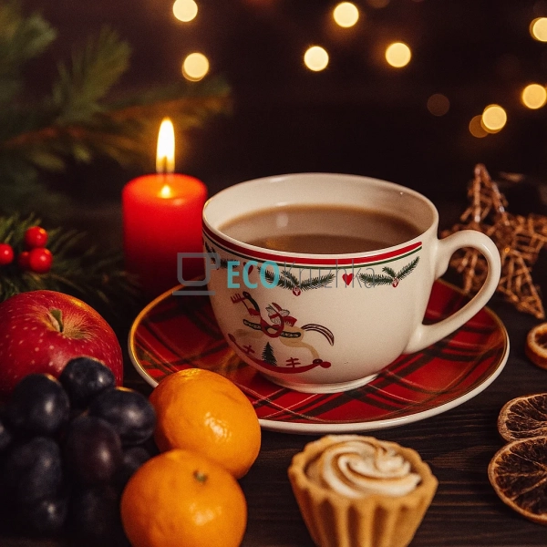 Порцеляновий набір: чашка + блюдце 240 мл — подарунковий ... Порцеляновий набір: чашка + блюдце 240 мл — подарунковий ...