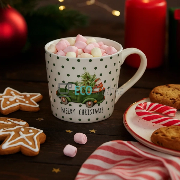 Різдвяна кружка Merry Christmas 400 мл – порцелянова чаш ... Різдвяна кружка Merry Christmas 400 мл – порцелянова чаш ...