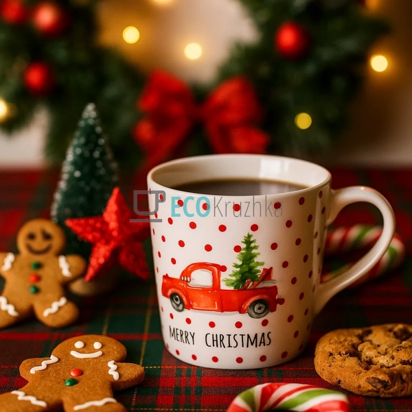 Різдвяна кружка Merry Christmas 400 мл – порцелянова чаш ... Різдвяна кружка Merry Christmas 400 мл – порцелянова чаш ...