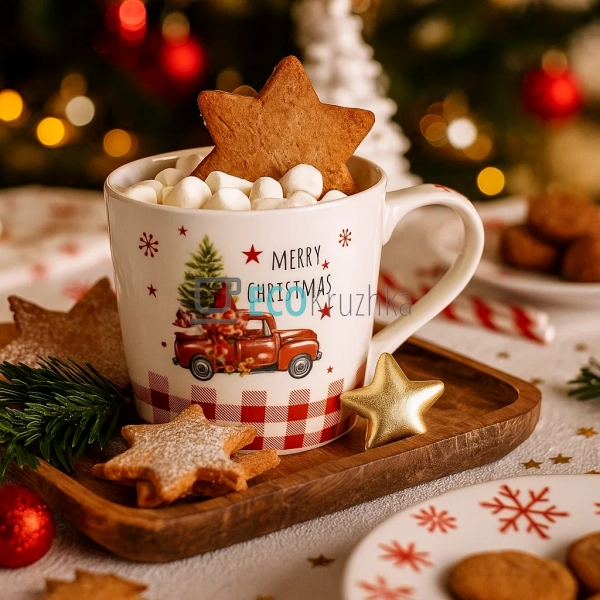 Різдвяна кружка Merry Christmas 400 мл – порцелянова чаш ... Різдвяна кружка Merry Christmas 400 мл – порцелянова чаш ...