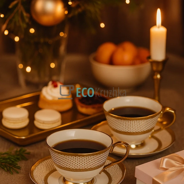 Чайний сервіз порцеляновий на 6 персон Афродіта – чашки ... Чайний сервіз порцеляновий на 6 персон Афродіта – чашки ...