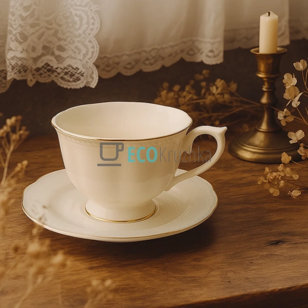 Чайний сервіз порцеляновий на 6 персон Мілена – чашки 24 ... Чайний сервіз порцеляновий на 6 персон Мілена – чашки 24 ...