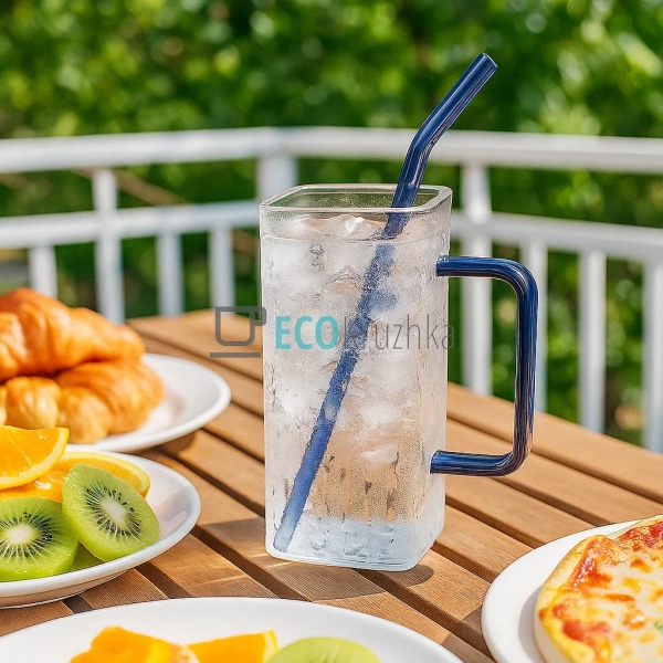 Еко стакан 400 мл з трубочкою та бамбуковою кришкою – ба ... Еко стакан 400 мл з трубочкою та бамбуковою кришкою – ба ...