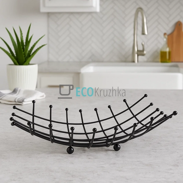 Кошик для фруктів 270 х 80 мм Чорний (R93171) Кошик для фруктів 270 х 80 мм Чорний (R93171)