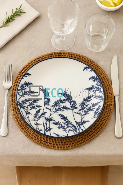 Тарілка фарфорова 24 см Соломія (CLW-17-№9.5)