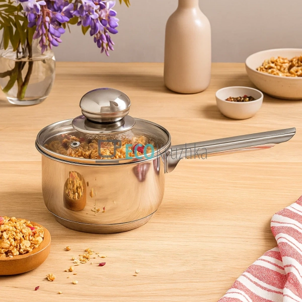 Ківш із кришкою Edenberg 0,6 л EB-3031 Ківш із кришкою Edenberg 0,6 л EB-3031