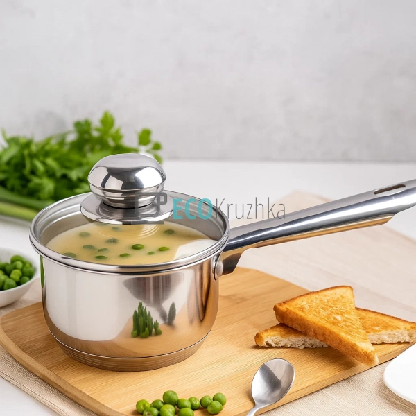 Ківш із кришкою Edenberg 1л EB-3032 Ківш із кришкою Edenberg 1л EB-3032