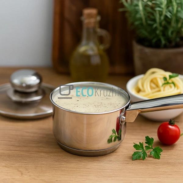 Ківш із кришкою Edenberg 1.6л EB-3033 Ківш із кришкою Edenberg 1.6л EB-3033