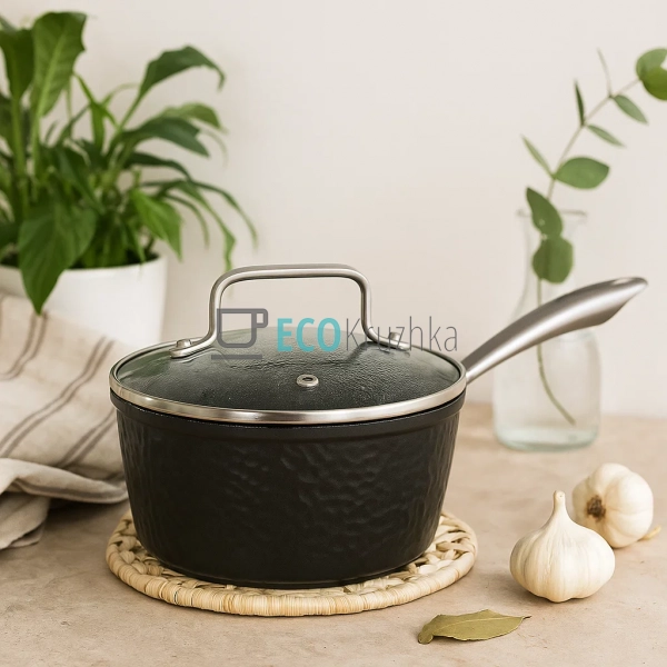 Ківш 1.5л, з кришкою, литий алюміній Edenberg EB-3673 Ківш 1.5л, з кришкою, литий алюміній Edenberg EB-3673