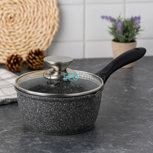 Ківш 1.9л, з кришкою, литий алюміній Сірий Edenberg EB-8 ... Ківш 1.9л, з кришкою, литий алюміній Сірий Edenberg EB-8 ...