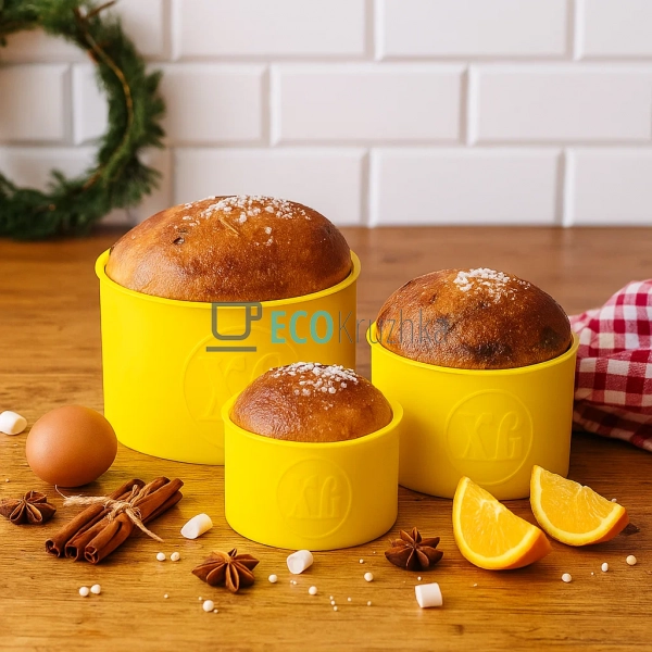 Набір силіконових форм 3 шт ХВ Пасок Жовтий (001T)