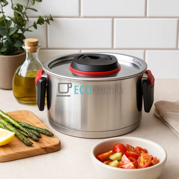 Каструля нержавіюча з складними ручками Maestro MR3530-2 ... Каструля нержавіюча з складними ручками Maestro MR3530-2 ...