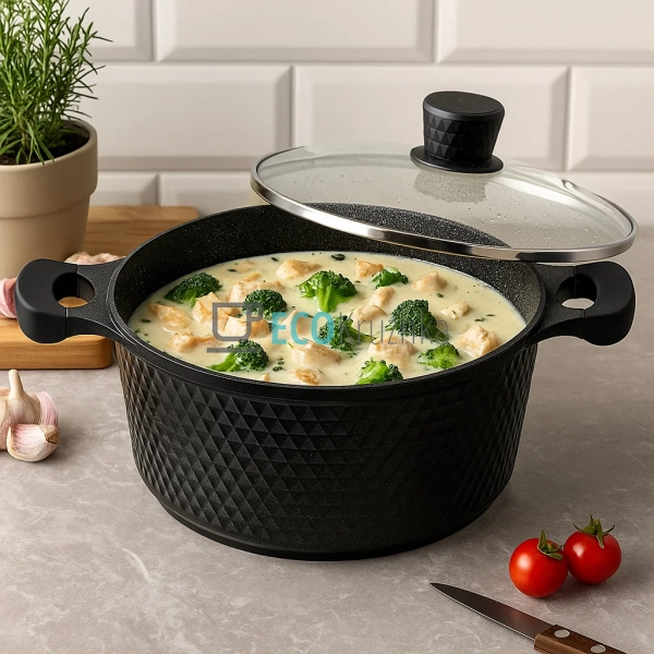 Казан 6л Литий алюмінй - із кришкою Edenberg EK16203 Казан 6л Литий алюмінй - із кришкою Edenberg EK16203