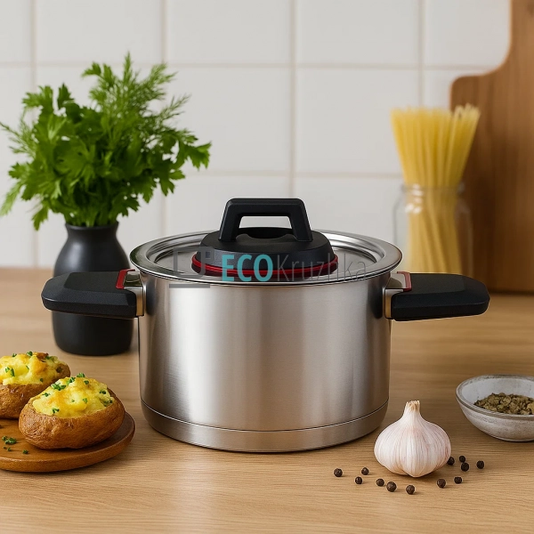 Каструля нержавіюча з складними ручками Maestro MR3530-2 ... Каструля нержавіюча з складними ручками Maestro MR3530-2 ...