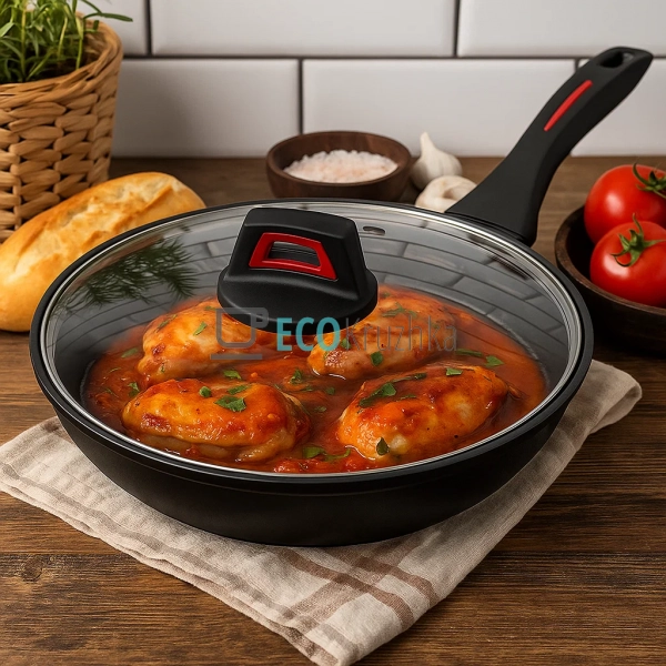 Сковорода глибока 28×7.5 см - 3.5л Edenberg EB-13088 з т ... Сковорода глибока 28×7.5 см - 3.5л Edenberg EB-13088 з т ...