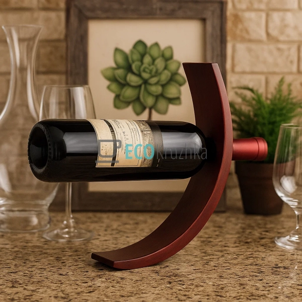 Стійка для вина настільна дерев Стійка для вина настільна дерев
