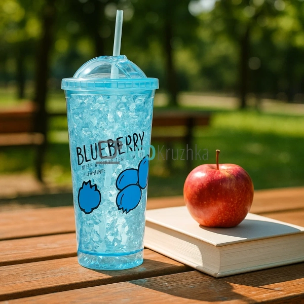 Стакан з трубочкою акриловий з подвійною стінкою та гідр ... Стакан з трубочкою акриловий з подвійною стінкою та гідр ...