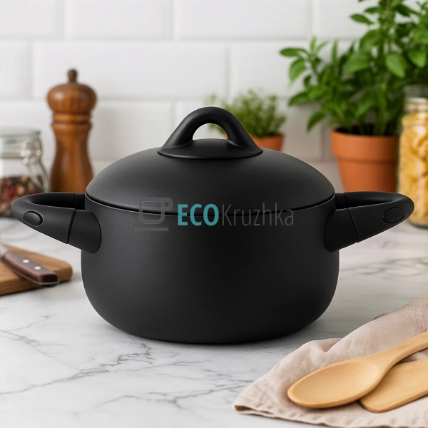 Каструля 4л з антипригарним покриттям Maestro MR-4017-22 Каструля 4л з антипригарним покриттям Maestro MR-4017-22