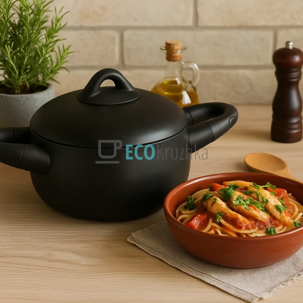 Каструля 4л з антипригарним покриттям Maestro MR-4017-22 Каструля 4л з антипригарним покриттям Maestro MR-4017-22