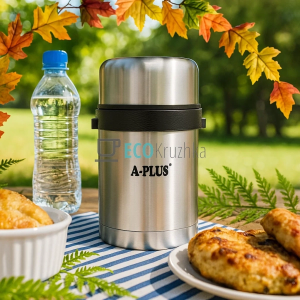 Термос харчової обідній для супу 1000мл з нержавіючої ст ... Термос харчової обідній для супу 1000мл з нержавіючої ст ...