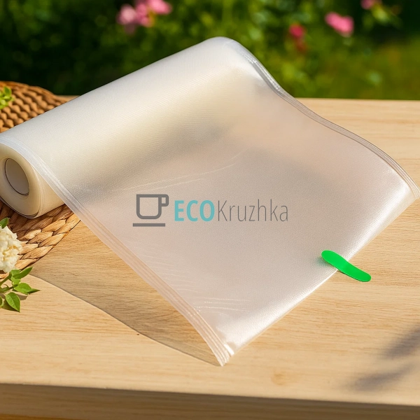 Вакуумні пакети для зберігання 30×500 см, харчова плівка ... Вакуумні пакети для зберігання 30×500 см, харчова плівка ...