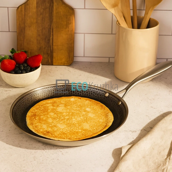 Сковорідка для млинців 26 см нержавіюча професійна Etern ...