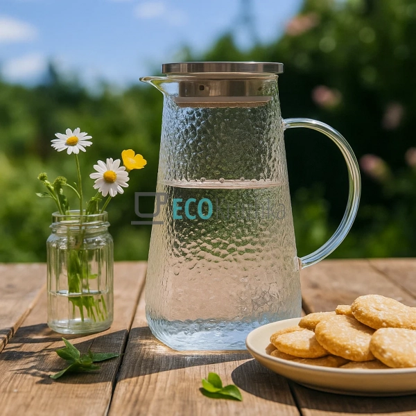 Глечик ребристий 1600 мл Edenberg EB-19582 Глечик ребристий 1600 мл Edenberg EB-19582